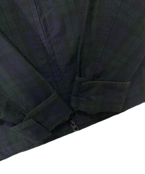 FRED PERRY（フレッドペリー）FRED PERRY (フレッドペリー) チェックジャケット ネイビー×グリーン サイズ:Sの古着・服飾アイテム