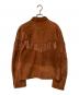 IROQUOIS (イロコイ) SHEEP SUEDE FRINGE JACKET ブラウン サイズ:3：10000円