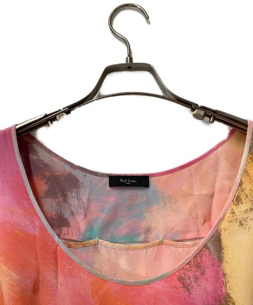 Paul Smith BLACK（ポールスミスブラック）Paul Smith BLACK (ポールスミスブラック) シルクワンピース ピンク サイズ:38の古着・服飾アイテム