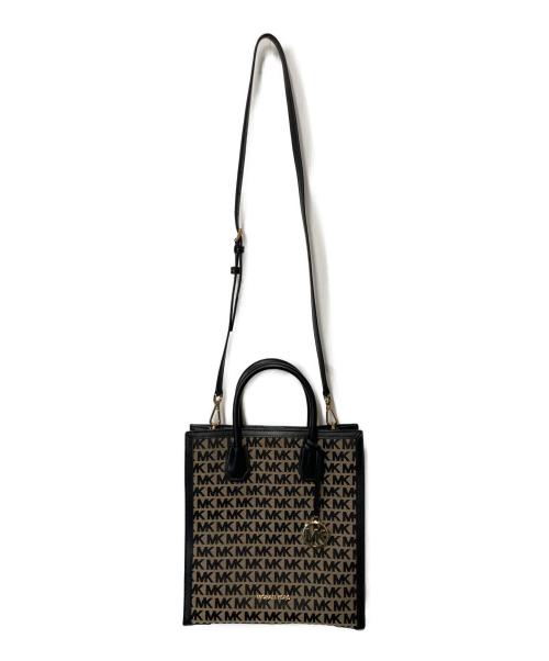 MICHAEL KORS（マイケル・コース）MICHAEL KORS (マイケル・コース) 2WAYショルダーバッグ ブラウンの古着・服飾アイテム