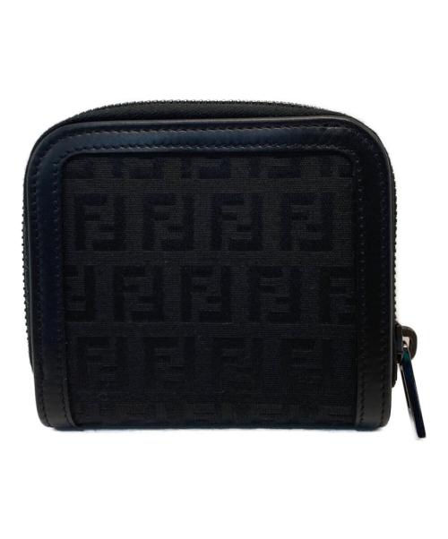 FENDI（フェンディ）FENDI (フェンディ) 2つ折り財布 ブラックの古着・服飾アイテム