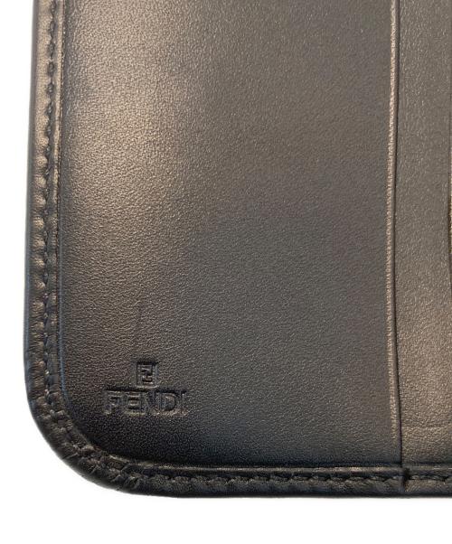 FENDI（フェンディ）FENDI (フェンディ) 2つ折り財布 ブラックの古着・服飾アイテム