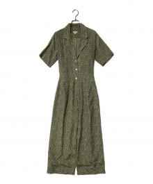 STEVEN ALAN（スティーブンアラン）の古着「LIBERTY FLOWER PRINT ALL-IN-ONE」｜グリーン