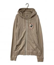 stussy（ステューシー）の古着「ジップパーカー」｜ベージュ