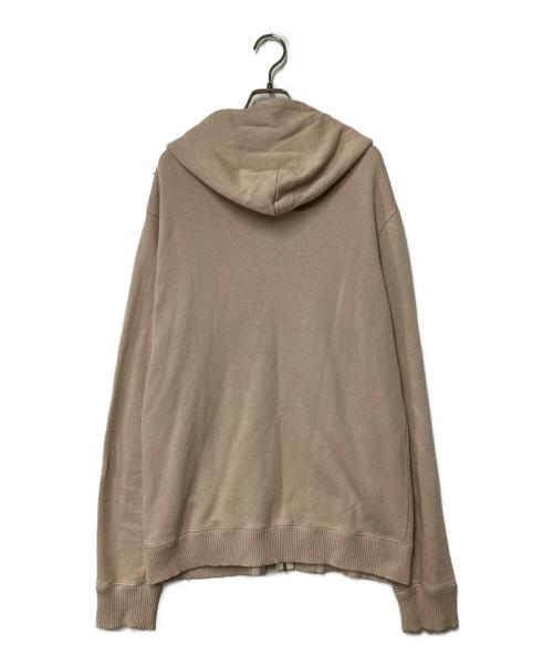 stussy（ステューシー）stussy (ステューシー) ジップパーカー ベージュ サイズ:Lの古着・服飾アイテム