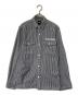 stussy（ステューシー）の古着「ワークシャツ」｜ブルー×ホワイト