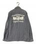 stussy (ステューシー) ワークシャツ ブルー×ホワイト サイズ:LARGE：9000円