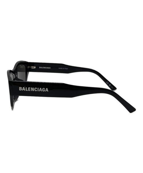 BALENCIAGA（バレンシアガ）BALENCIAGA (バレンシアガ) スクエアシェイプサングラス ブラック サイズ:57□18-145 XLの古着・服飾アイテム