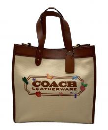 COACH（コーチ）の古着「2WAYショルダーバッグ」｜ブラウン×ベージュ