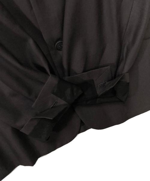 ATON（エイトン）ATON (エイトン) nidom silk/テーラードジャケット グレー サイズ:4の古着・服飾アイテム