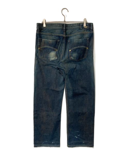 DIESEL（ディーゼル）DIESEL (ディーゼル) ワイドデニムパンツ インディゴ サイズ:34の古着・服飾アイテム