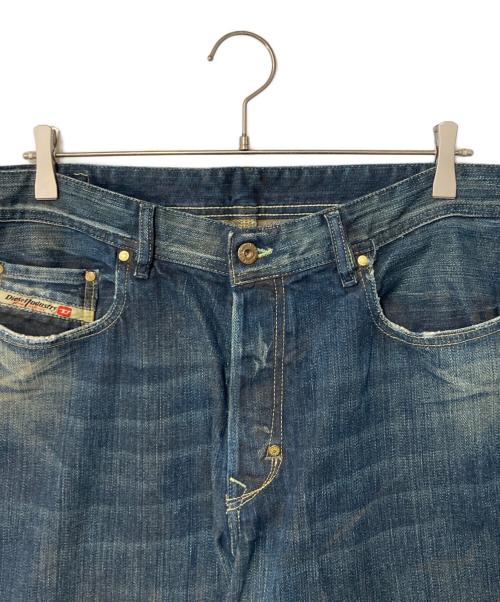 DIESEL（ディーゼル）DIESEL (ディーゼル) ワイドデニムパンツ インディゴ サイズ:34の古着・服飾アイテム