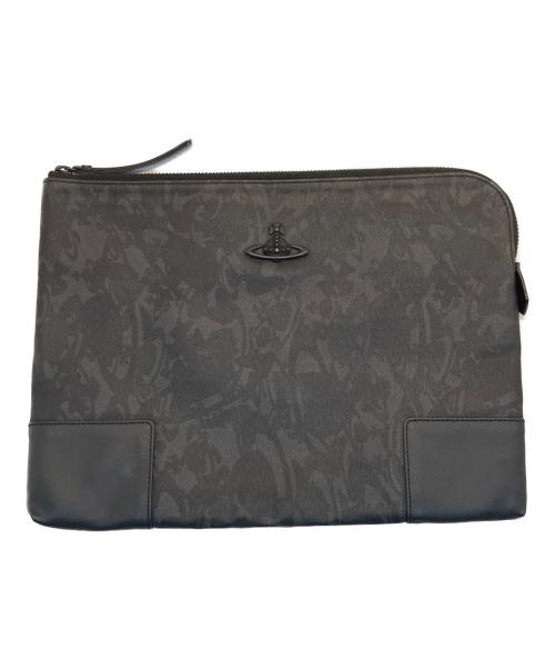 Vivienne Westwood（ヴィヴィアンウエストウッド）Vivienne Westwood (ヴィヴィアンウエストウッド) クラッチバッグ ブラックの古着・服飾アイテム