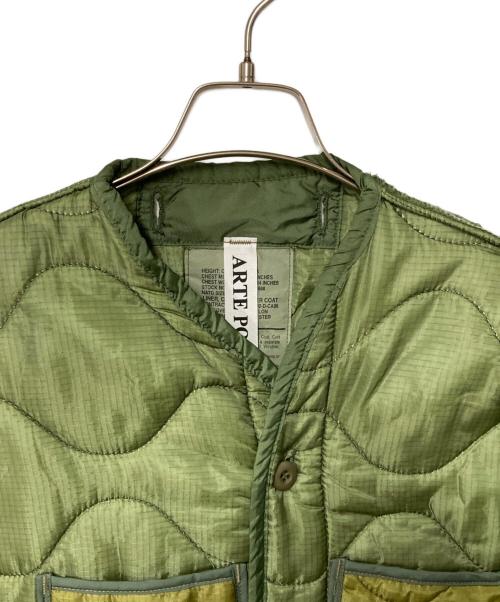 Arte Povera（アルテポーヴェラ）Arte Povera (アルテポーヴェラ) キルティングコート カーキ サイズ:Mの古着・服飾アイテム