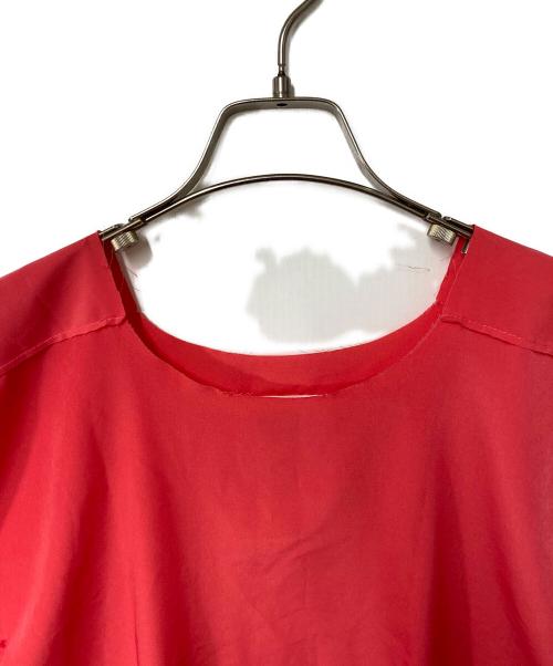 MM6 Maison Margiela（エムエムシックスメゾンマルジェラ）MM6 Maison Margiela (エムエムシックスメゾンマルジェラ) カットオフデザインカットソー ピンク サイズ:40の古着・服飾アイテム