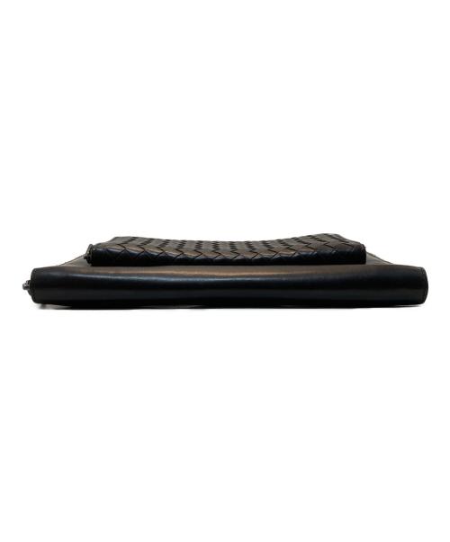 BOTTEGA VENETA（ボッテガベネタ）BOTTEGA VENETA (ボッテガベネタ) クラッチバッグ ブラックの古着・服飾アイテム