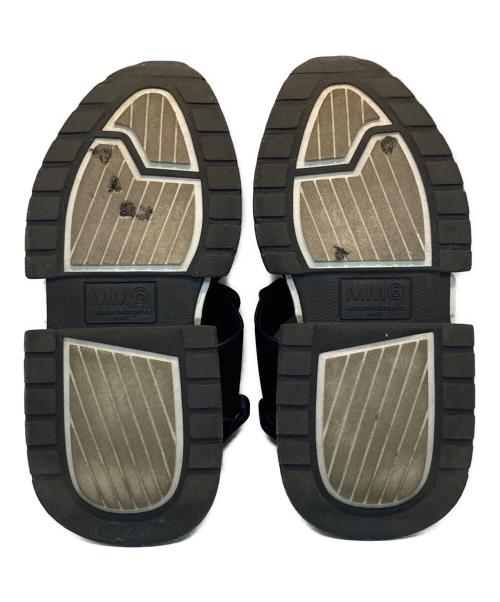MM6 Maison Margiela（エムエムシックスメゾンマルジェラ）MM6 Maison Margiela (エムエムシックスメゾンマルジェラ) クロスストラッププラットフォームサンダル ブラック サイズ:36の古着・服飾アイテム