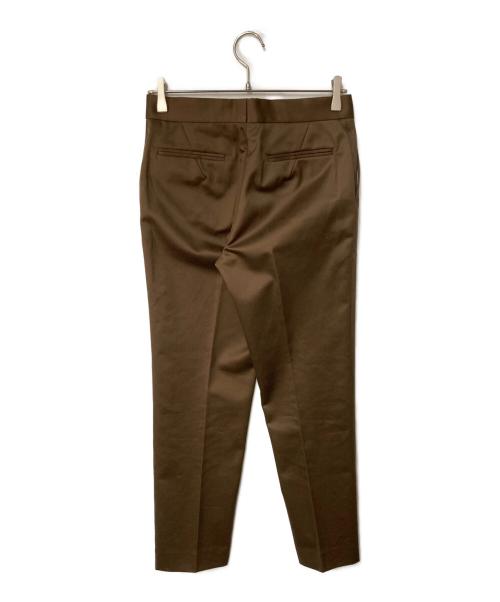 DRAWER（ドゥロワー）Drawer (ドゥロワー) コットンウェポンベーシックパンツ ブラウン サイズ:36の古着・服飾アイテム
