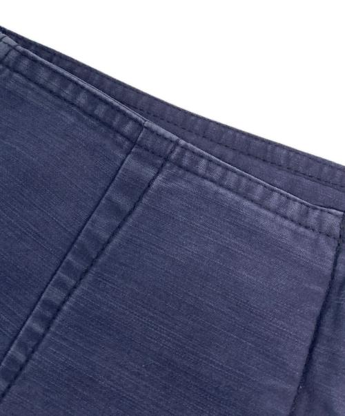 MADISON BLUE（マディソンブルー）MADISON BLUE (マディソンブルー) バックサテンタイトロングスカート ネイビー サイズ:2の古着・服飾アイテム