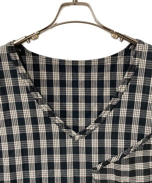 Porter Classic（ポータークラシック）Porter Classic (ポータークラシック) PALAKA PULLOVER VEST ホワイト×ブラック サイズ:2の古着・服飾アイテム