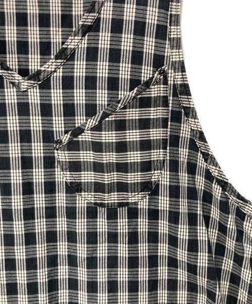 Porter Classic（ポータークラシック）Porter Classic (ポータークラシック) PALAKA PULLOVER VEST ホワイト×ブラック サイズ:2の古着・服飾アイテム
