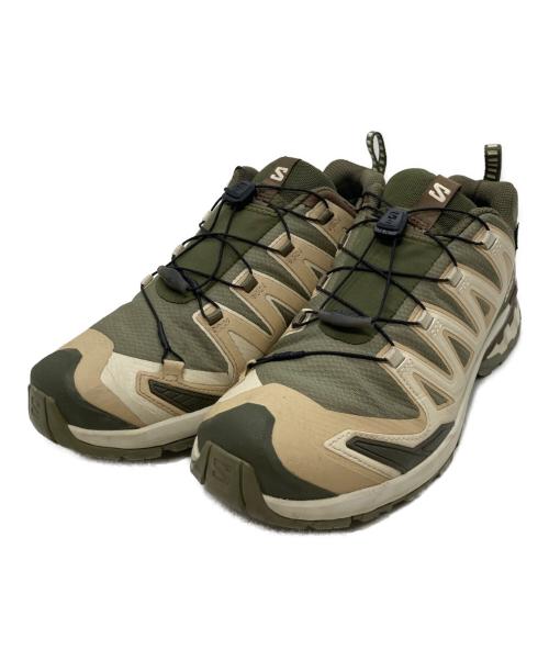 SALOMON（サロモン）SALOMON (サロモン) XA PRO 3D V9 GORE-TEX ベージュ×グリーン サイズ:UK9/EU431/3 /USA9.5/CN275/JP27.5の古着・服飾アイテム