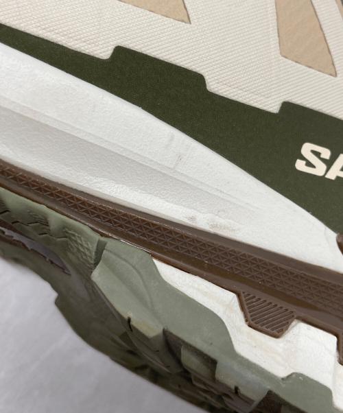 SALOMON（サロモン）SALOMON (サロモン) XA PRO 3D V9 GORE-TEX ベージュ×グリーン サイズ:UK9/EU431/3 /USA9.5/CN275/JP27.5の古着・服飾アイテム