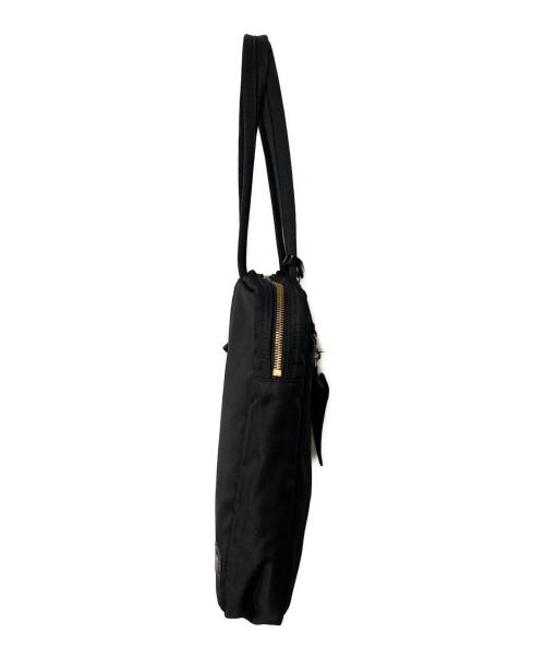 PORTER GIRL（ポーターガール）PORTER GIRL (ポーターガール) SHEA  BRIEF TOTE BAG ブラックの古着・服飾アイテム
