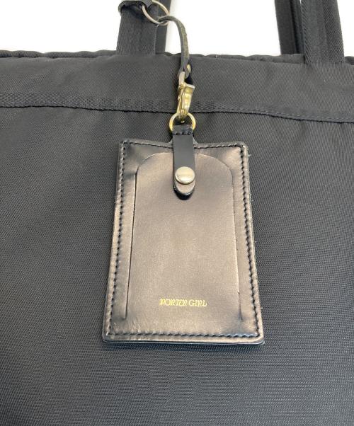 PORTER GIRL（ポーターガール）PORTER GIRL (ポーターガール) SHEA  BRIEF TOTE BAG ブラックの古着・服飾アイテム
