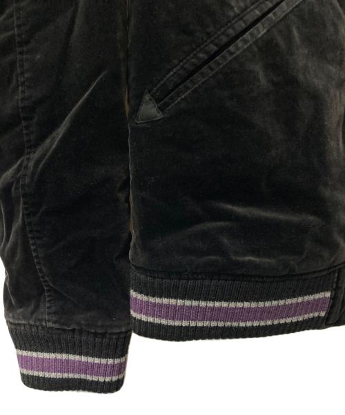 Hysteric Glamour（ヒステリックグラマー）Hysteric Glamour (ヒステリックグラマー) ベロアスタジャン ブラック サイズ:Freeの古着・服飾アイテム