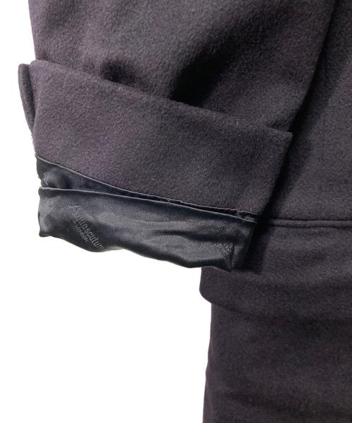 Aquascutum（アクアスキュータム）Aquascutum (アクアスキュータム) カシミヤダブルチェスターコート ネイビー サイズ:実寸参照の古着・服飾アイテム