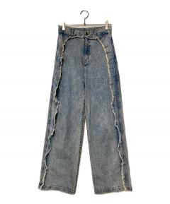 中古・古着通販】eaphi (エフィ) WAVE DESIGN HIGH WAIST DENIM