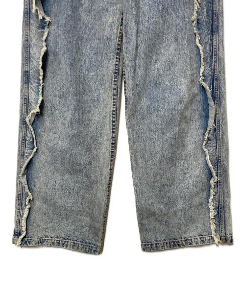 Eaphi（エフィ）Eaphi (エフィ) RUFFLE DETAIL DENIM PANTS インディゴ サイズ:SIZE 1の古着・服飾アイテム