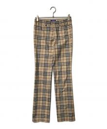BURBERRY BLUE LABEL（バーバリー ブルー レーベル）の古着「バーバリーチェックパンツ」｜ベージュ