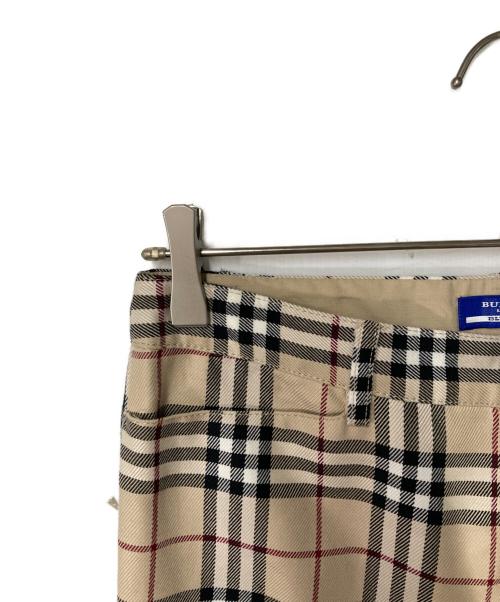 BURBERRY BLUE LABEL（バーバリー ブルー レーベル）BURBERRY BLUE LABEL (バーバリー ブルー レーベル) バーバリーチェックパンツ ベージュ サイズ:38の古着・服飾アイテム