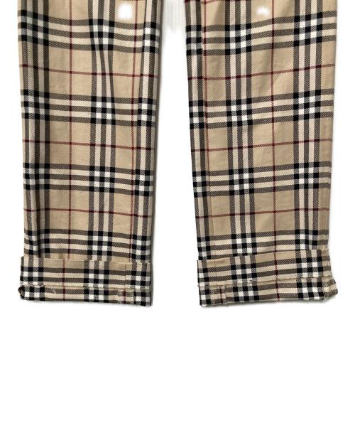 BURBERRY BLUE LABEL（バーバリー ブルー レーベル）BURBERRY BLUE LABEL (バーバリー ブルー レーベル) バーバリーチェックパンツ ベージュ サイズ:38の古着・服飾アイテム