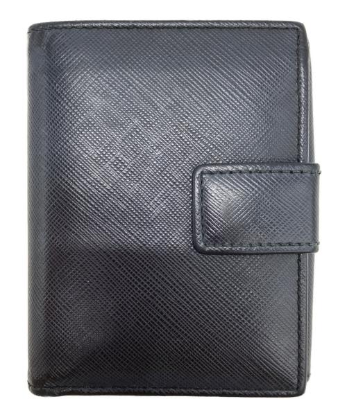 Salvatore Ferragamo（サルヴァトーレ フェラガモ）Salvatore Ferragamo (サルヴァトーレ フェラガモ) 2つ折り財布 ブラックの古着・服飾アイテム