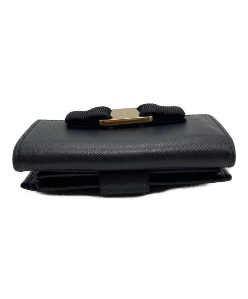 Salvatore Ferragamo（サルヴァトーレ フェラガモ）Salvatore Ferragamo (サルヴァトーレ フェラガモ) 2つ折り財布 ブラックの古着・服飾アイテム