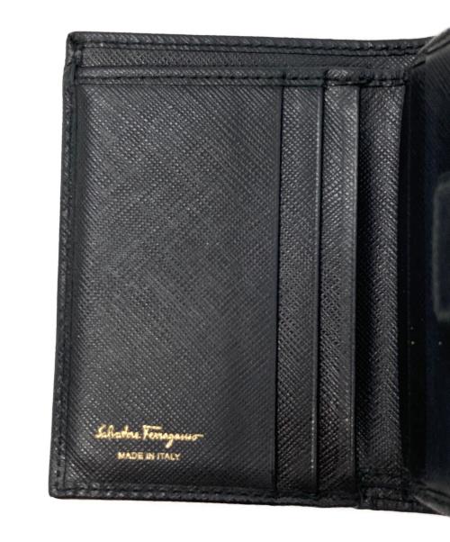 Salvatore Ferragamo（サルヴァトーレ フェラガモ）Salvatore Ferragamo (サルヴァトーレ フェラガモ) 2つ折り財布 ブラックの古着・服飾アイテム