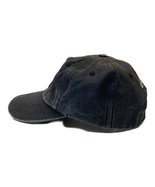 SUPREME（シュプリーム）SUPREME (シュプリーム) Pigment Canvas S Logo 6-Panel Cap ブラックの古着・服飾アイテム