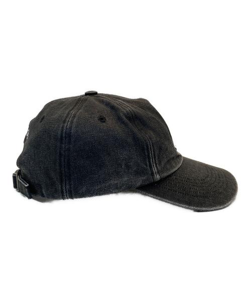 SUPREME（シュプリーム）SUPREME (シュプリーム) Pigment Canvas S Logo 6-Panel Cap ブラックの古着・服飾アイテム