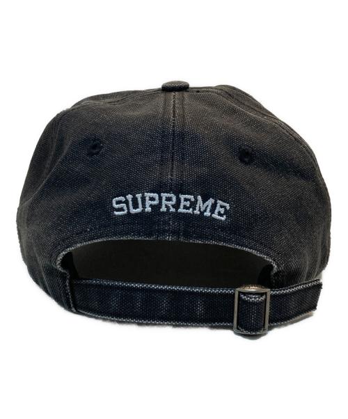 SUPREME（シュプリーム）SUPREME (シュプリーム) Pigment Canvas S Logo 6-Panel Cap ブラックの古着・服飾アイテム