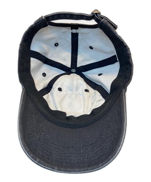 SUPREME（シュプリーム）SUPREME (シュプリーム) Pigment Canvas S Logo 6-Panel Cap ブラックの古着・服飾アイテム