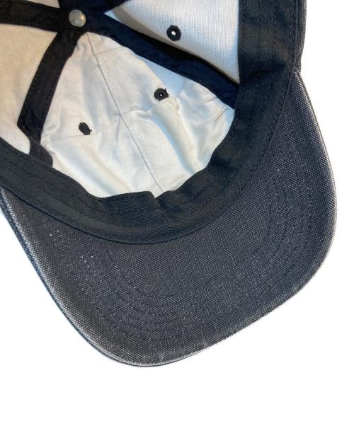 SUPREME（シュプリーム）SUPREME (シュプリーム) Pigment Canvas S Logo 6-Panel Cap ブラックの古着・服飾アイテム