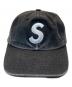 SUPREME (シュプリーム) Pigment Canvas S Logo 6-Panel Cap ブラック：7000円