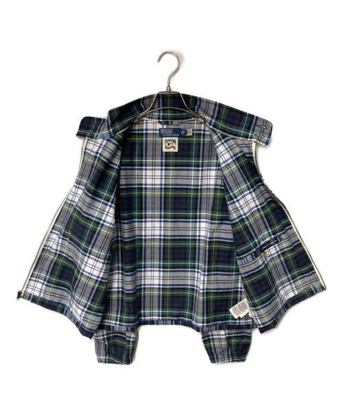 POLO RALPH LAUREN（ポロ・ラルフローレン）POLO RALPH LAUREN (ポロ・ラルフローレン) ヤンキース オックスフォード ジャケット グリーン×ネイビー サイズ:Mの古着・服飾アイテム