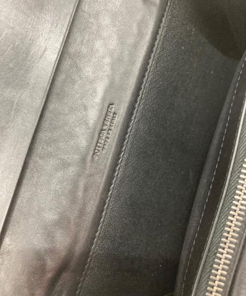 BOTTEGA VENETA（ボッテガベネタ）BOTTEGA VENETA (ボッテガベネタ) イントレチャート長財布 ブラック サイズ:-の古着・服飾アイテム