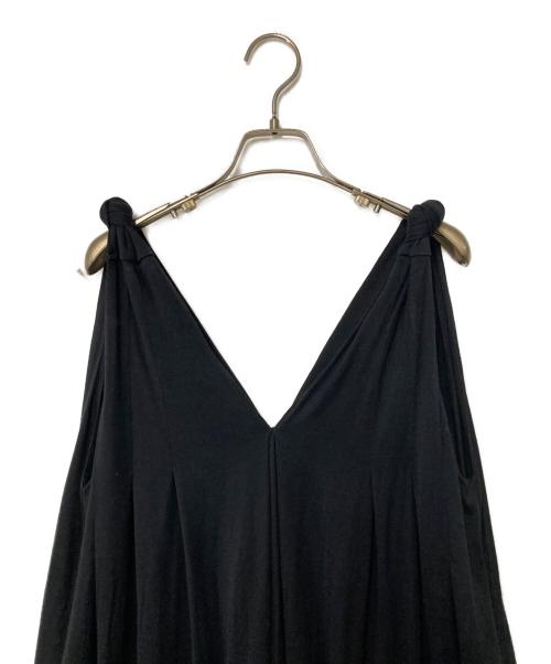 MUSE（ミューズ）MUSE (ミューズ) Prime wool jersey ワンピース ブラック サイズ:Freeの古着・服飾アイテム