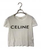 CELINEセリーヌ）の古着「ロゴプリントTシャツ」｜ホワイト