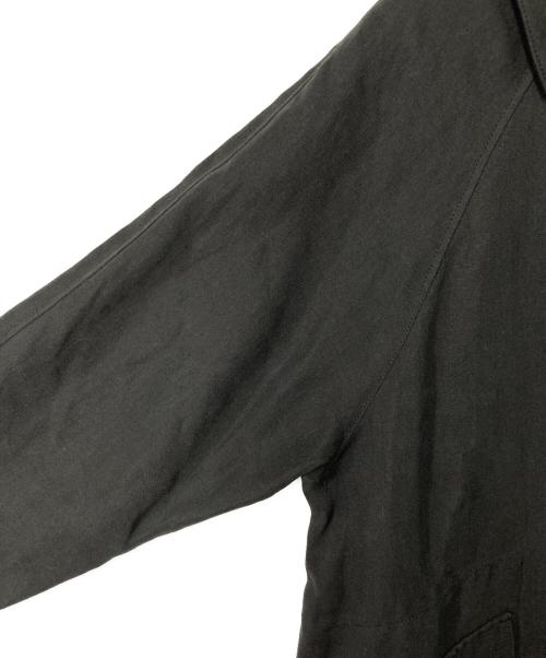 DES PRES（デ プレ）DES PRES (デ プレ) リネンオックスフォード ステンカラーコート グレー サイズ:36の古着・服飾アイテム